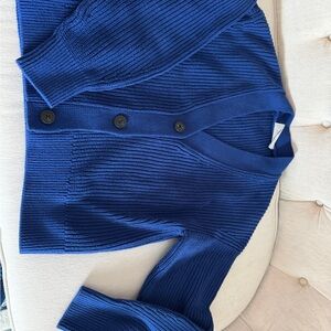 Everlane Deep Blue Ribbed Knit